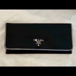 Prada Tessuto Saffiano Wallet